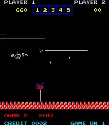 Aracnis (bootleg of Scorpion on Moon Cresta hardware) [Bootleg]