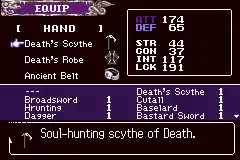 Castlevania - Aria of Sorrow - Reaper's Reckoning