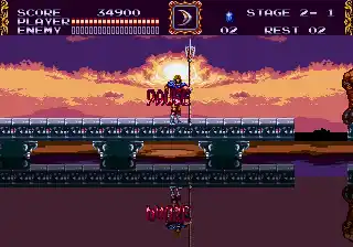 Castlevania Bloodlines Enhanced Colors