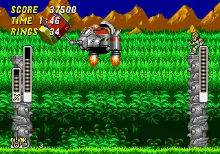 Megaman X in Sonic 2