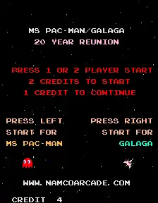 Ms. Pac-Man/Galaga - 20th Anniversary Class of 1981 Reunion (V1.08)