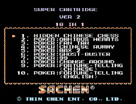Super Cartridge Ver 2 - 10 in 1 (Asia) (Unl)