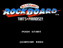 Wily & Light no Rockboard - That's Paradise (Japan) [En by Interordi v1.1] (Mega Man Version)
