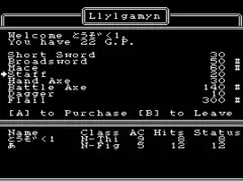 Wizardry II - Llylgamyn no Densetsu (Japan)